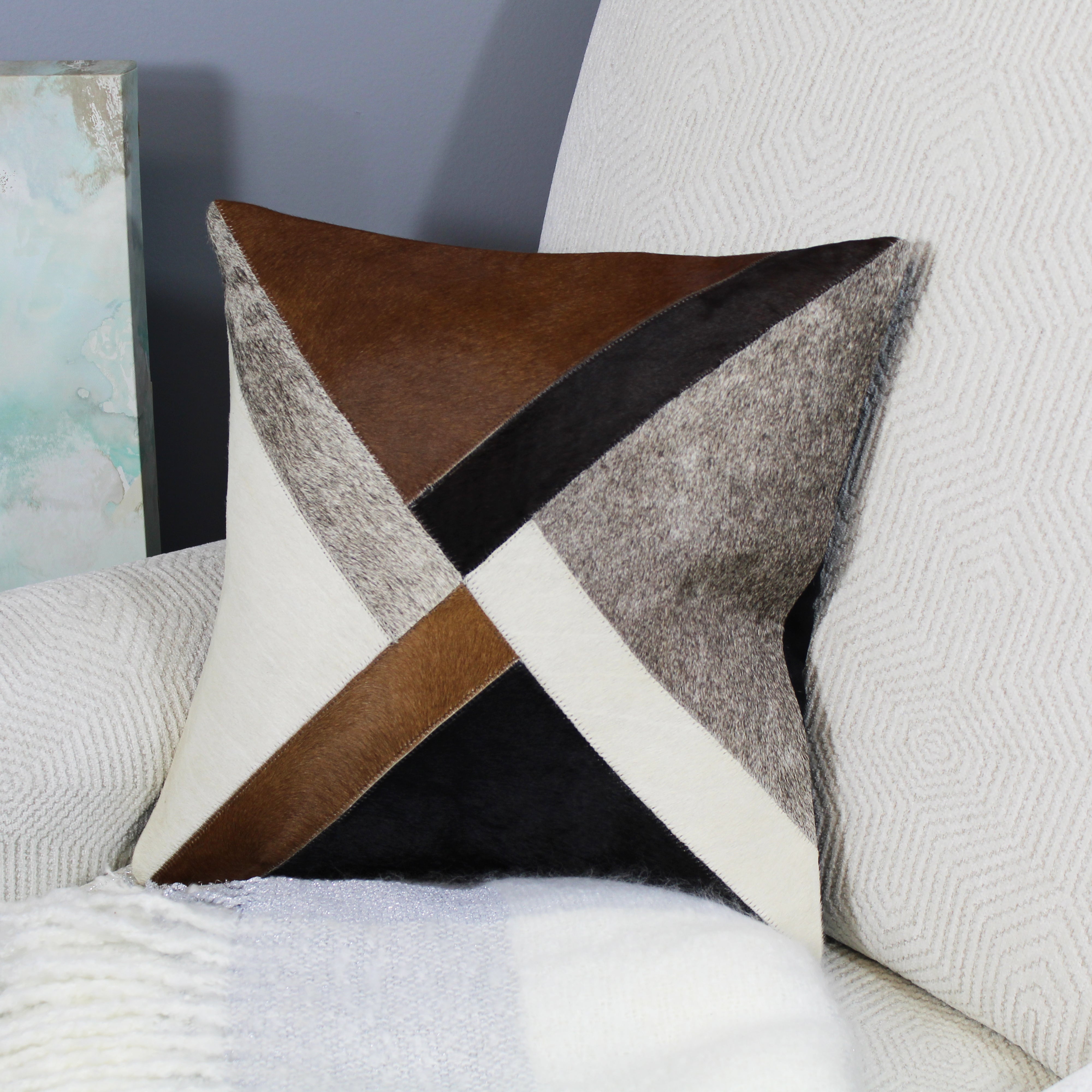 PSYCHEDELIC GEO TAUPE Accent Pillow by Kavka Designs - Bed Bath & Beyond -  38089636